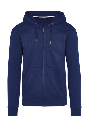 Signature Tagless Hooded Full Zip Unisex Navy