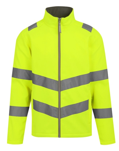 Pro Hi-Vis Ablaze Softshell Yellow