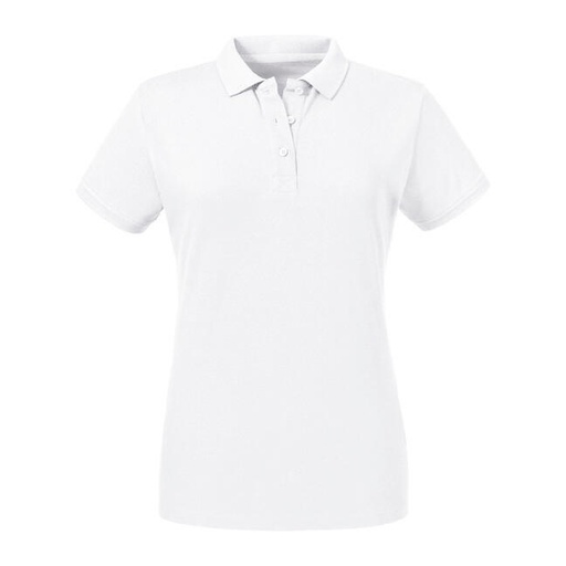 Ladies' Pure Organic Polo White