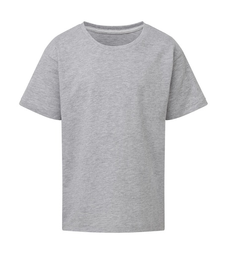Signature Tagless Tee Kids Light Oxford
