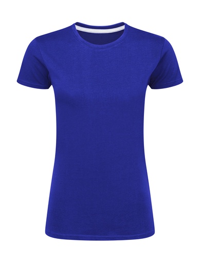 Signature Tagless Tee Women Royal Blue