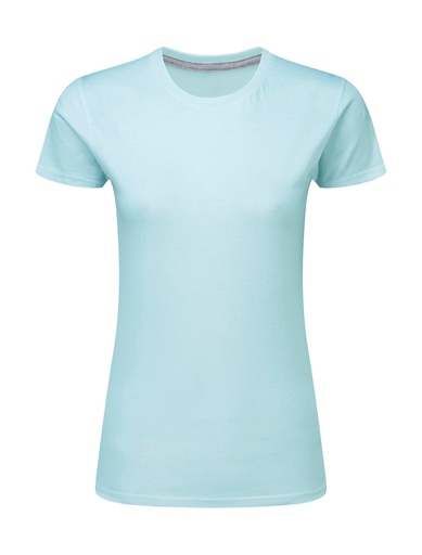 Signature Tagless Tee Women Angel Blue