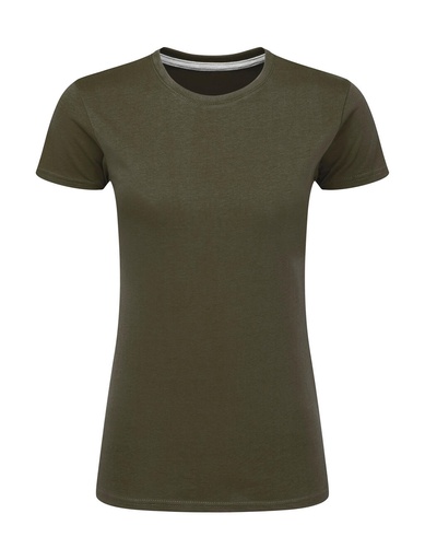 Signature Tagless Tee Women Thyme