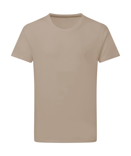 Signature Tagless Tee Men Pastel Macchiato