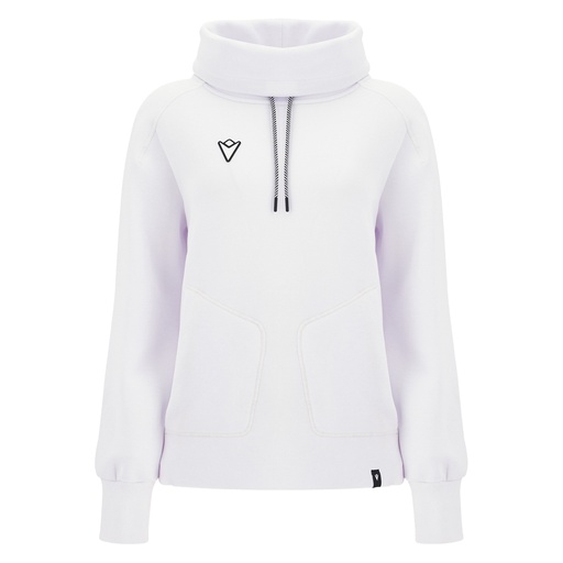 Ath Icon Saima Wmn Crater Neck Sweat Wht — White