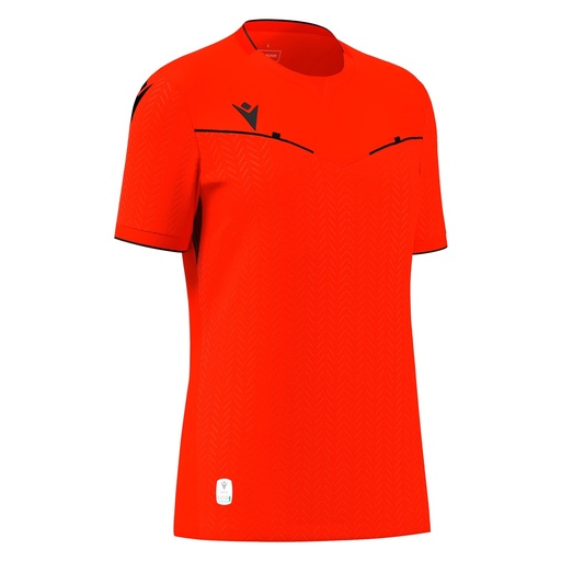 Kateryn Eco Referee Shirt Ss Wmn Fit — Neon Red