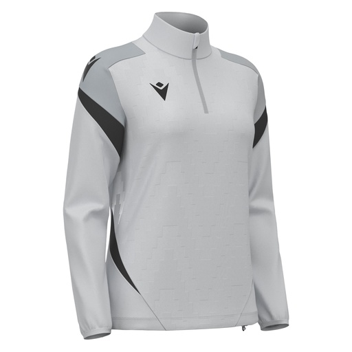 Leona 1/4 Zip Jersey — Stone Grey