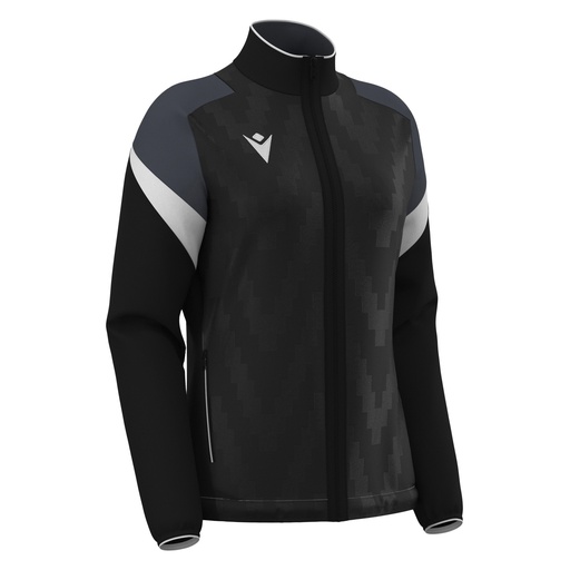Athena Full Zip Sweatshirt — Black
