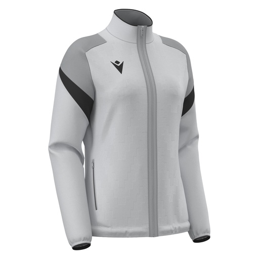 Athena Full Zip Sweatshirt — Stone Grey