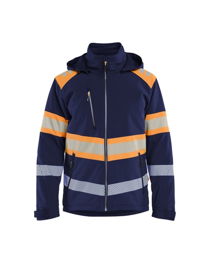 4489 Hi-vis Lightweight lined Winter Softshell Jacket
