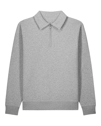 Proper Polo Sweatshirt Heather Grey