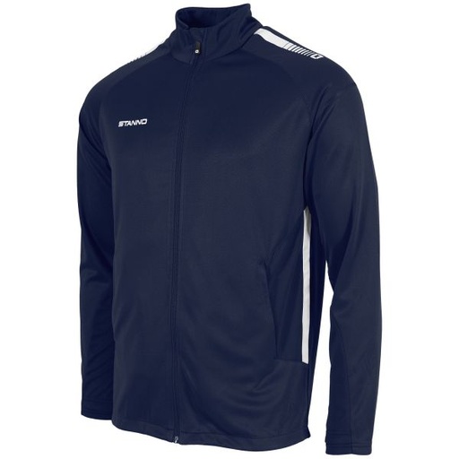 First Full Zip Top — Navy-White