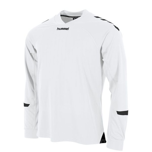 Fyn Long Sleeve Shirt — White-Black