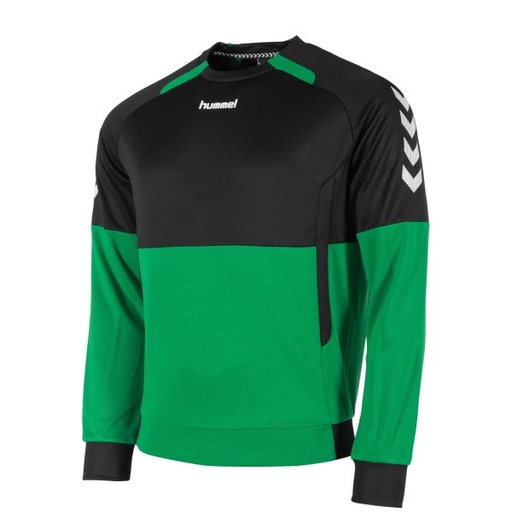 Authentic Top Round Neck — Green-Black