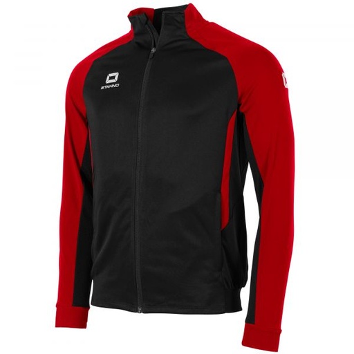 Stadio Full Zip Top — Black-Red