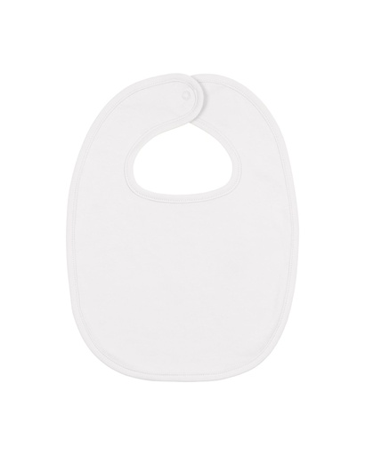[STAU029C001OS] Baby Bib Slabbetje White