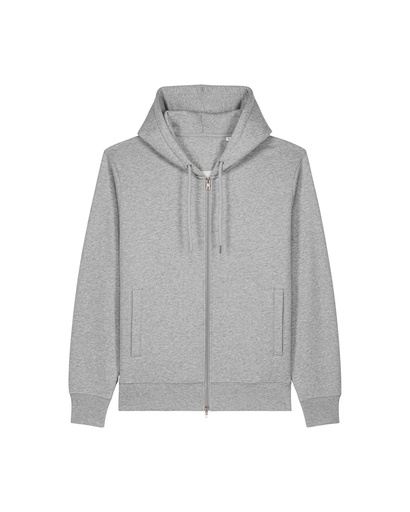 Astor Rits-sweatshirts Heather Grey