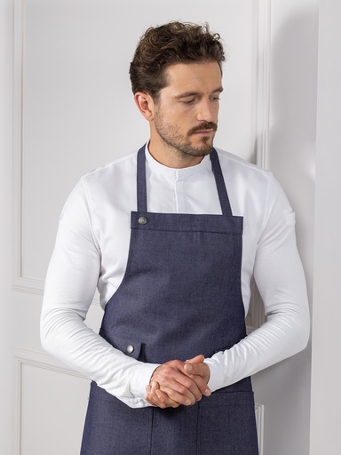 Bib Apron Dakota Green Canvas
