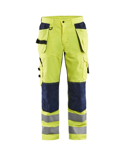 1565 High Vis Werkbroek met ventilatie en gereedschapszakken