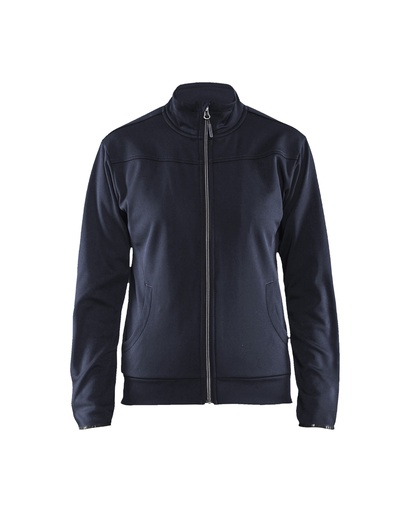 3394 Dames service sweatshirt met rits