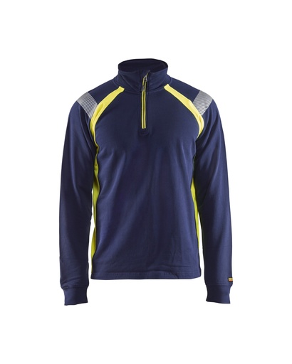 3432 Sweatshirt met halve rits Visible