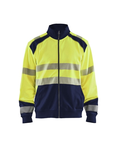 3558 Sweatshirt met rits High Vis