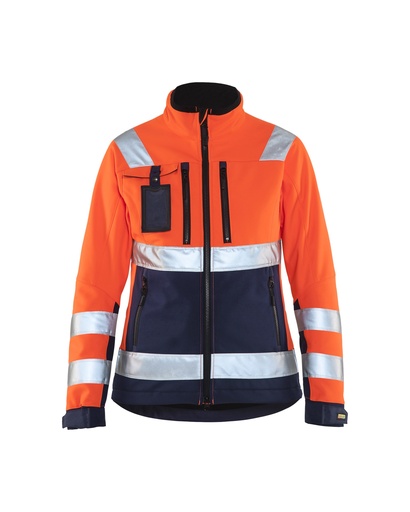 4902 Dames Softshell jack High Vis