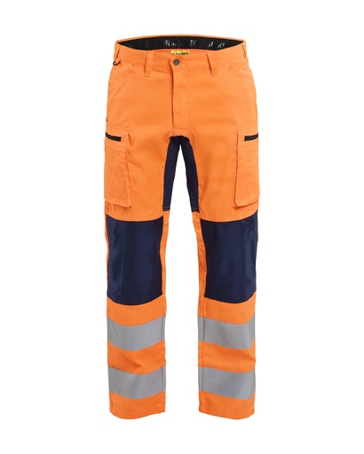 1585 High Vis werkbroek met stretch
