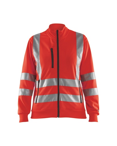 3308 Dames Sweatshirt met rits High Vis