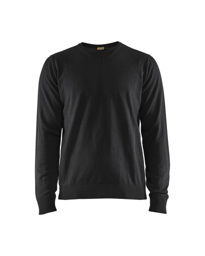 3590 Gebreide pullover in wol
