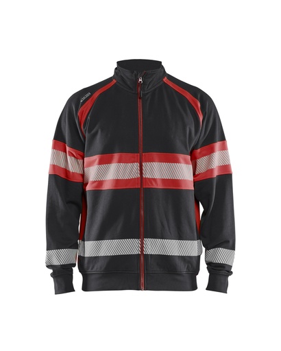 3551 Sweatshirt met rits High vis