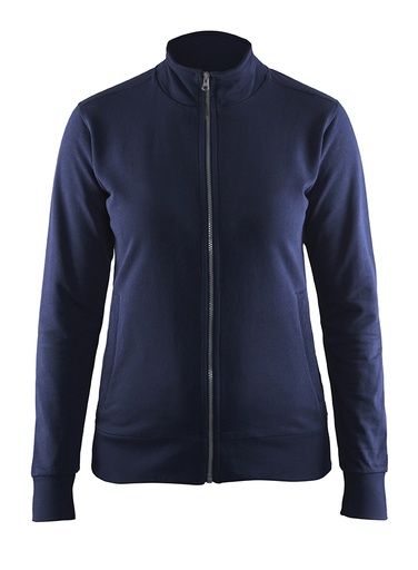 3372 Dames sweatshirt met rits