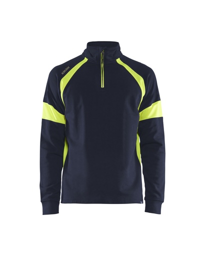 3550 Sweatshirt met halve rits Visible