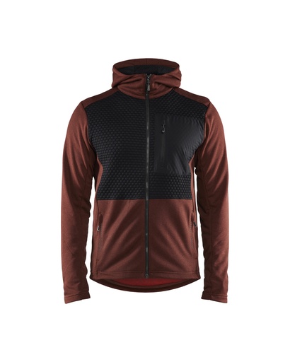 3540 Hooded sweatshirt met rits