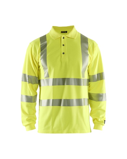 3439 Multinorm piqué polo lange mouwen