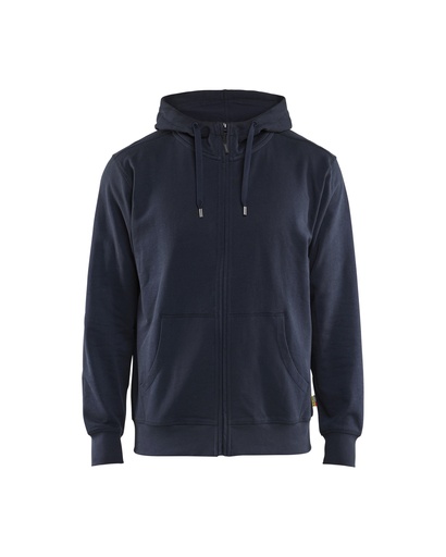 3366 Hooded Sweatshirt met rits katoen