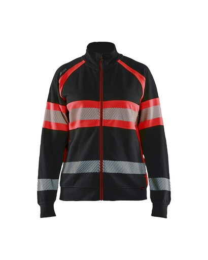 3505 Dames sweatshirt met rits High Vis