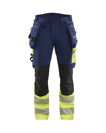 1125 High Vis werkbroek 4-weg stretch met gereedschapszakken