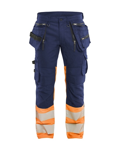 1130 High Vis Werkbroek Stretch met gereedschapzakken