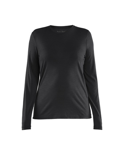 3539 Dames T-shirt met lange mouwen merinowol