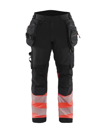 1821 High Vis werkbroek softshell met gereedschapszakken