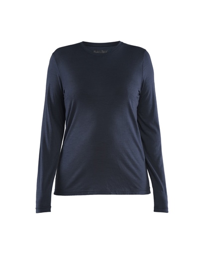 3539 Dames T-shirt met lange mouwen merinowol