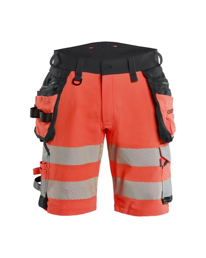 1120 High Vis Short 4-weg stretch met gereedschapzakken
