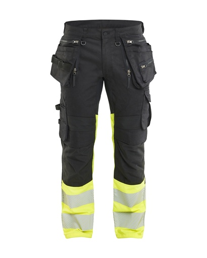 1130 High Vis Werkbroek Stretch met gereedschapzakken