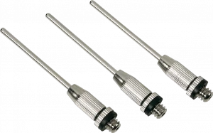 [731307-4043523104981] VENTIELNAALDEN 3 STUKS Shiny Silver