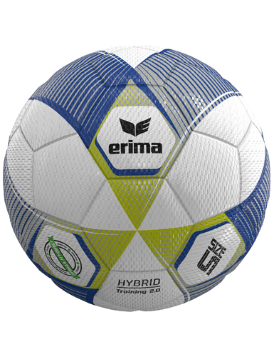 [7192601-4062075361215] ERIMA HYBRID Training 2.0 N.5 Metallic Blue/Silver/Lime