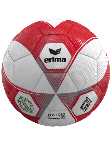 [7192609-4062075361291] ERIMA HYBRID Training 2.0 N.5 Red/Silver