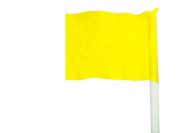 [820013] Cornervlag Geel (per 4 stuks) 