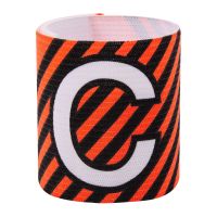 Aanvoerdersband Oranje/Zwart 