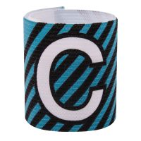 Aanvoerdersband Blauw/Zwart 